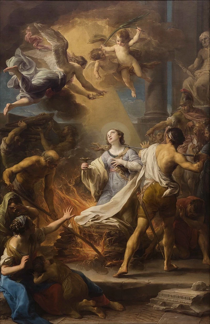 Martirio di Santa Lucia di Siracusa - Batoni Pompeo
